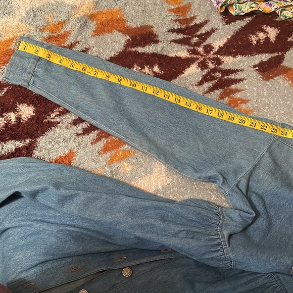 NEW. Vintage Studio, Denim Dress, M. Button up. - Picture 16 of 16